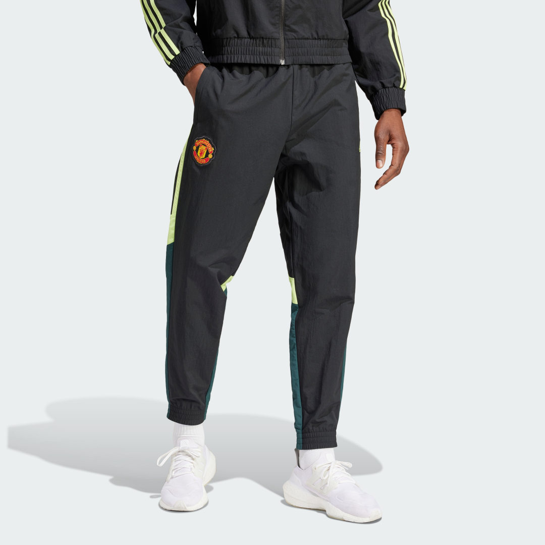 Tepláky adidas Performance Manchester United Woven Čierna | IP9191, 1