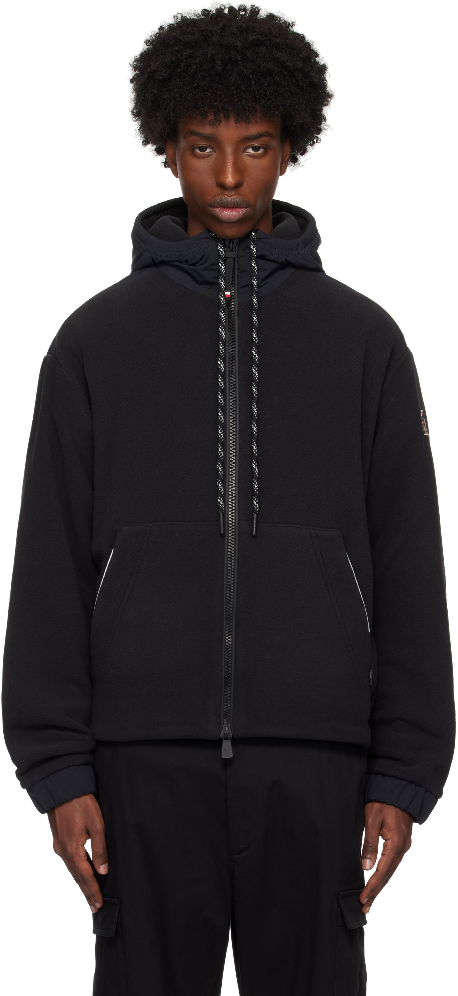 Bomber bunda Moncler Fleece Jacket Čierna | J20978G0000189AK8, 0