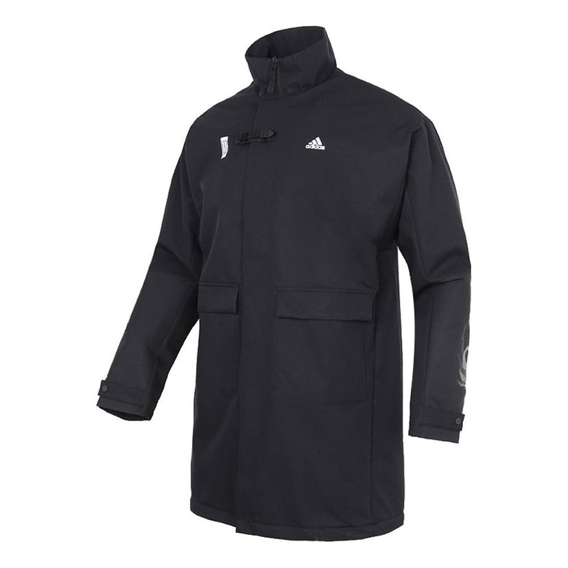 Pláštenka adidas Originals Long Woven Training Jacket Čierna | GU1766
