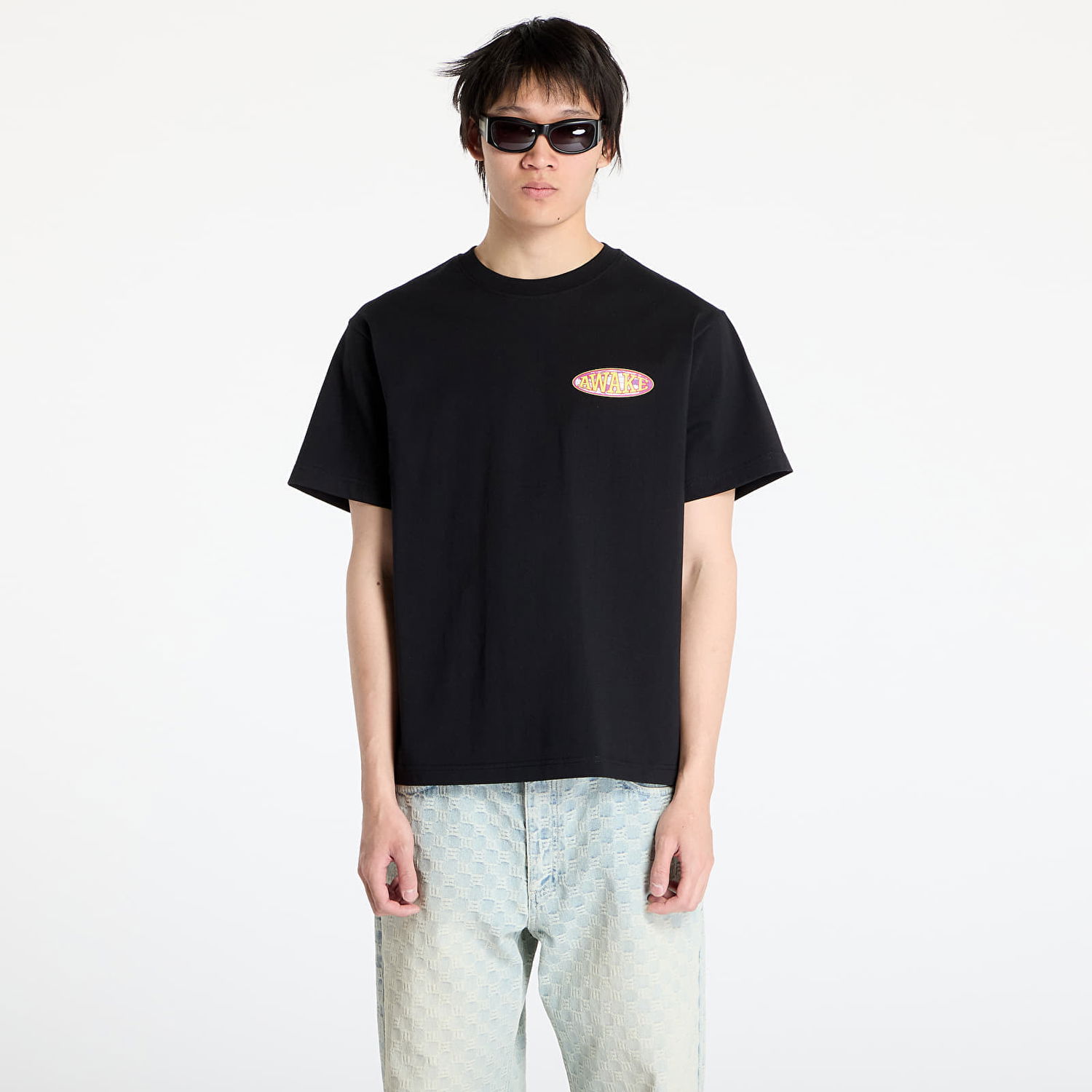 Tričko Awake NY Awake NY Les Everyday T-Shirt Čierna | AWK-SU25-TP008-BLK, 0