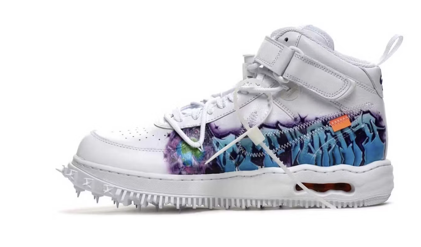 Air Force 1 Mid "Off-White Graffiti White"