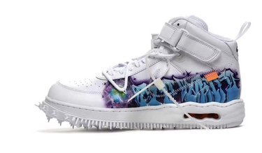 Tenisky a topánky Nike Air Force 1 Mid "Off-White Graffiti White" Biela | DR0500-100, 0