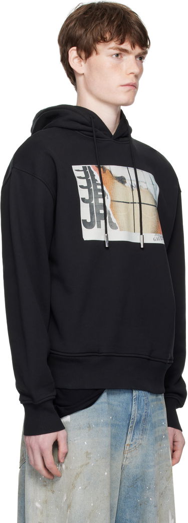 Mikina Jean Paul Gaultier Jean Paul Gaultier Printed Fire Hoodie Čierna | 25/03-W-TO296-J003-001501, 1