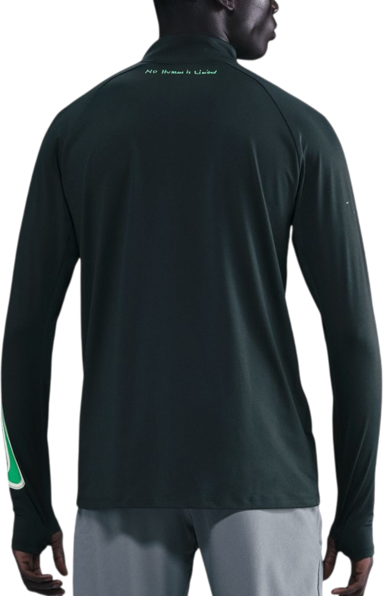 Tričko Nike Eliud Kipchoge Stride Quarter-Zip Running Top Zelené | hv2658-390, 1