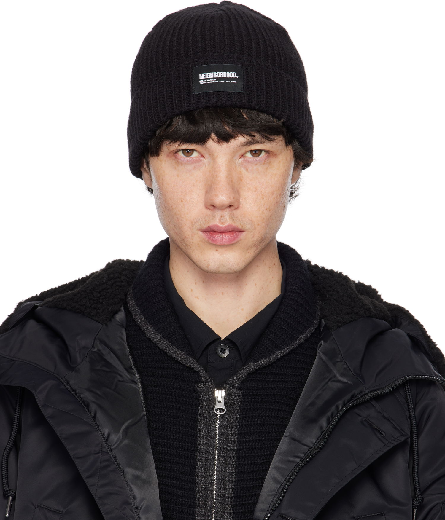 Kulicha Neighborhood Knitted Beanie Čierna | 242FUNH-HT01, 0