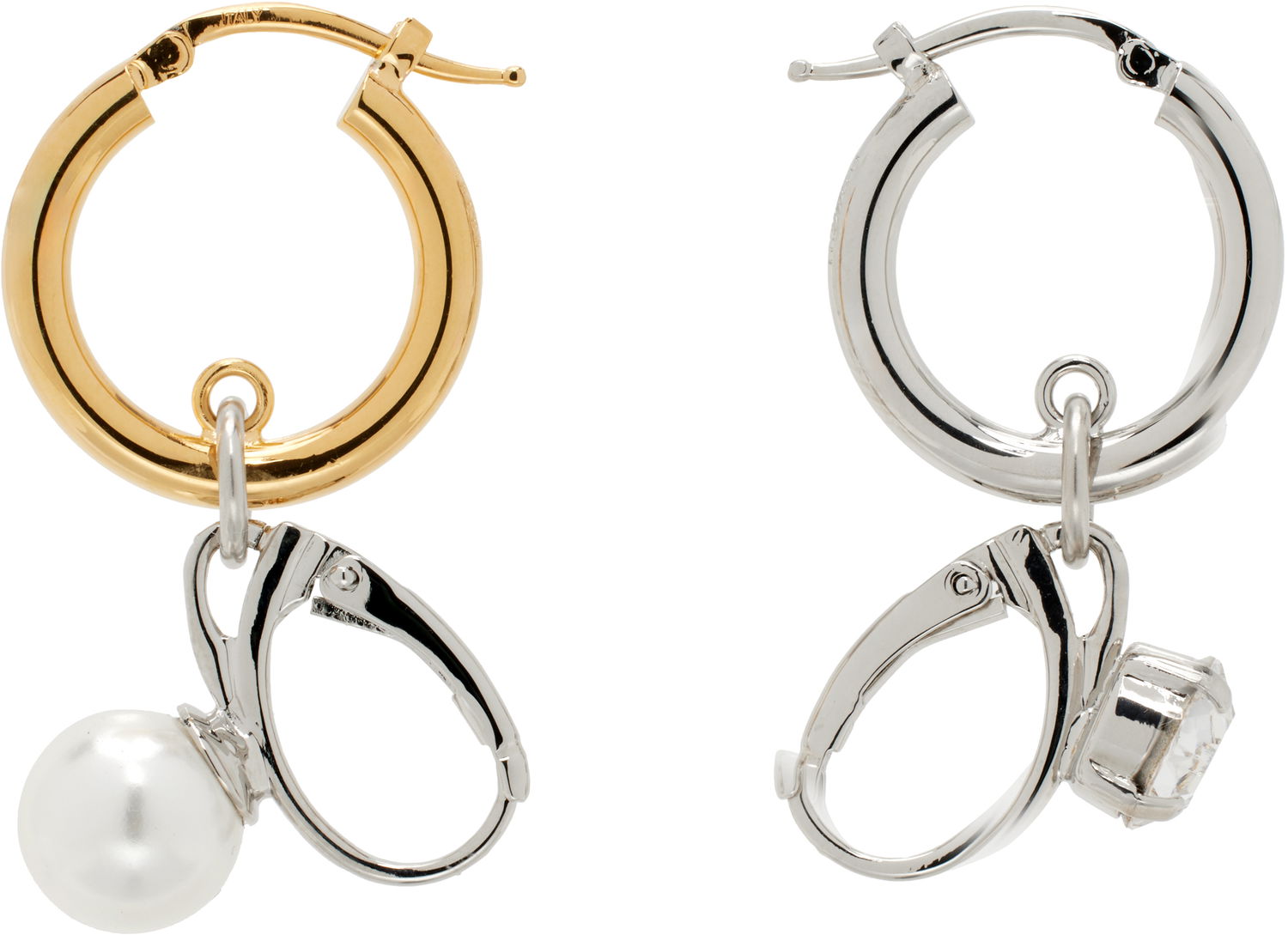 Náušnice Maison Margiela MM6 Maison Margiela Hoop Earrings with Charms Rôznofarebný | SM7VG0083 P7352, 0