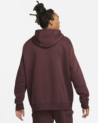Mikina Nike Repeat Pullover Fleece Hoodie Červená | DX2028-652, 3