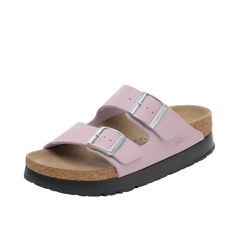 Tenisky a topánky Birkenstock Papillio Arizona Flex Platform Birko-Flor Narrow Fit Two-Strap Sandals Ružová | 1030377