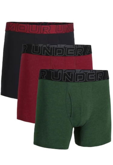 Boxerky Under Armour 3 Pack Performance Cotton Boxer Briefs 3 Inch Zelené | 1383891-302, 0