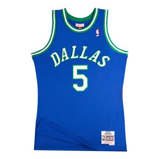 Dres Mitchell & Ness Mitchell & Ness Dallas Hardwood Classics Basketball Jersey Modrá | SMJYGS18157-DMAROYA94JKI, 0