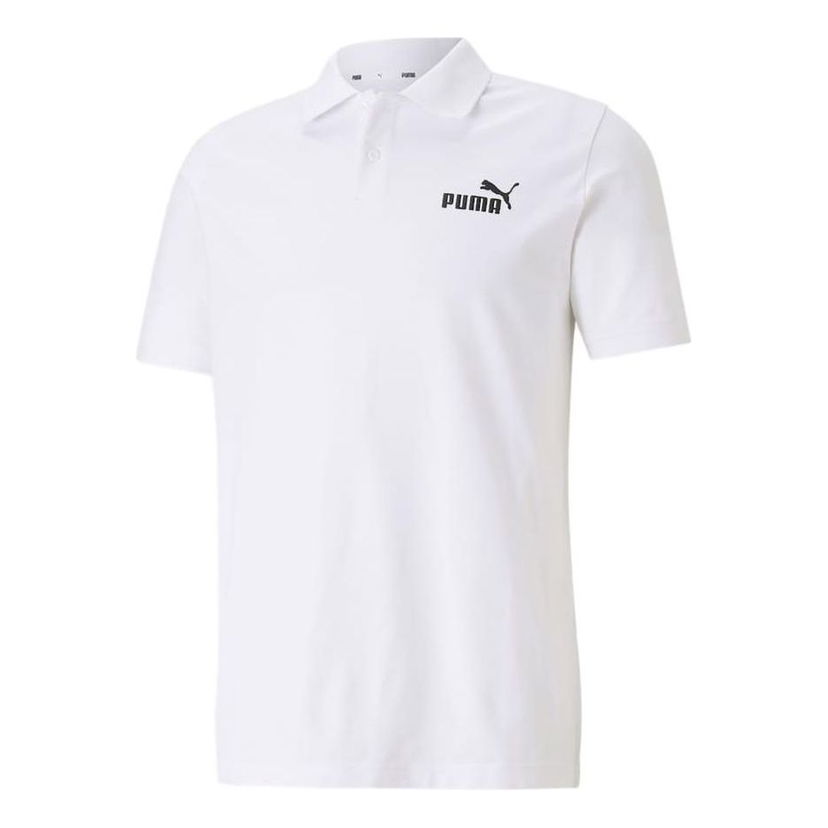 Polo tričko Puma Essentials Polo Shirt Biela | 586674-02