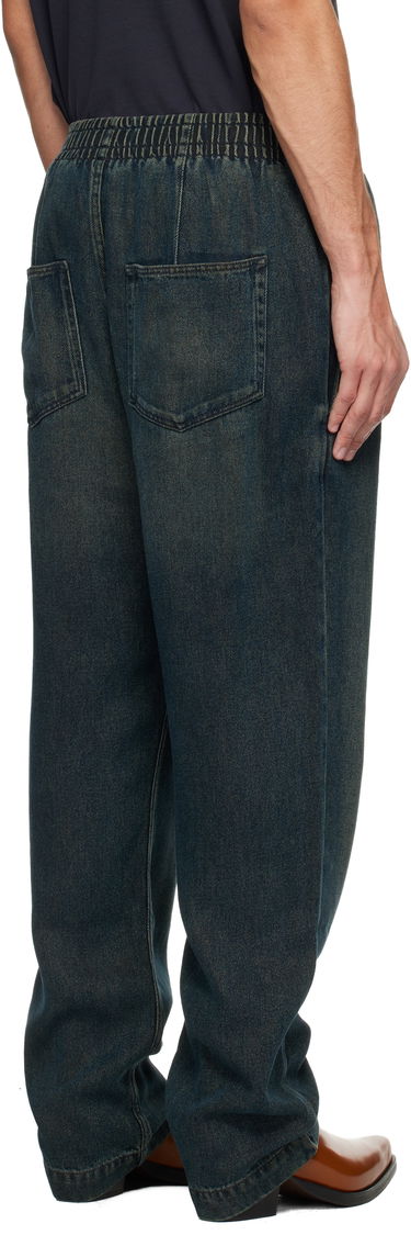 Džínsy ISABEL MARANT Timeo Elasticized Waist Relaxed Jeans Modrá | PA0091HA-D1H07H, 2