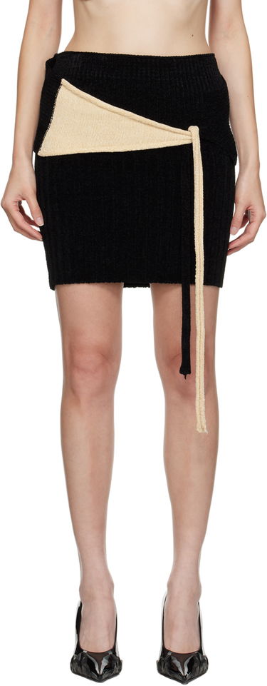Sukňa Ottolinger Ottolinger Self-Tie Miniskirt Čierna | 707202, 0