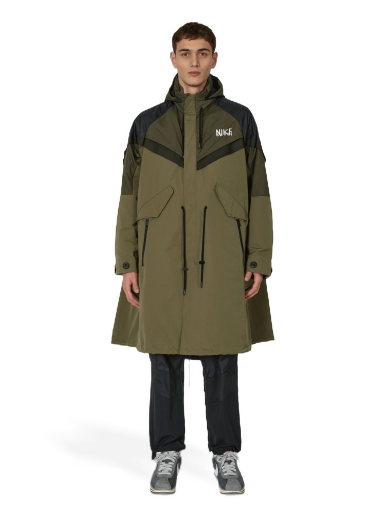 Trenčkot Nike Sacai x Trench Jacket Zelené | DQ9027-222