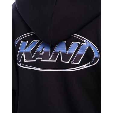 Mikina Karl Kani Karl Kani Woven Signature Chrome Zip Hoodie Čierna | KK-60220175, 5