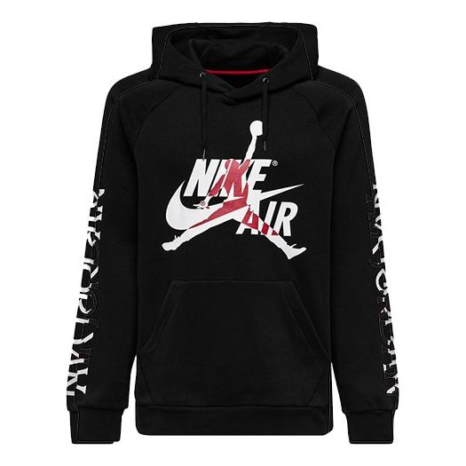 Mikina Jordan Air Jordan Jumpman Classics Alphabet Print Hoodie Čierna | BV6010-010