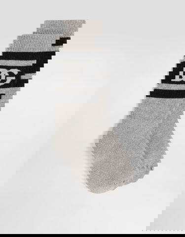 Ponožky Dolce & Gabbana Dolce & Gabbana Logo Cotton Blend Socks Šedá | LBKAC5JBCH6N9864, 2
