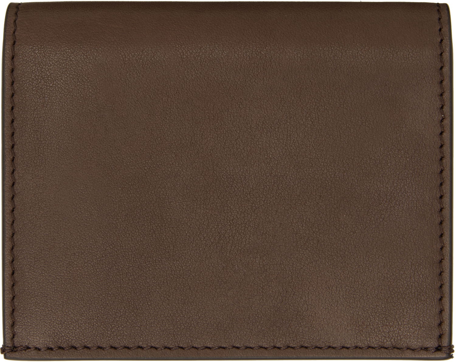 Peňaženka Thom Browne Thom Browne Soft Calf Leather Single Card Holder Hnedá | MAW021L-L0117, 1