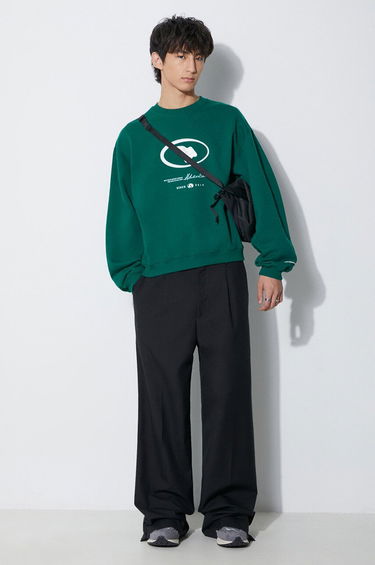 Mikina ADER ERROR Etik Logo Graphic Sweatshirt Zelené | BMADFWSW0103, 1