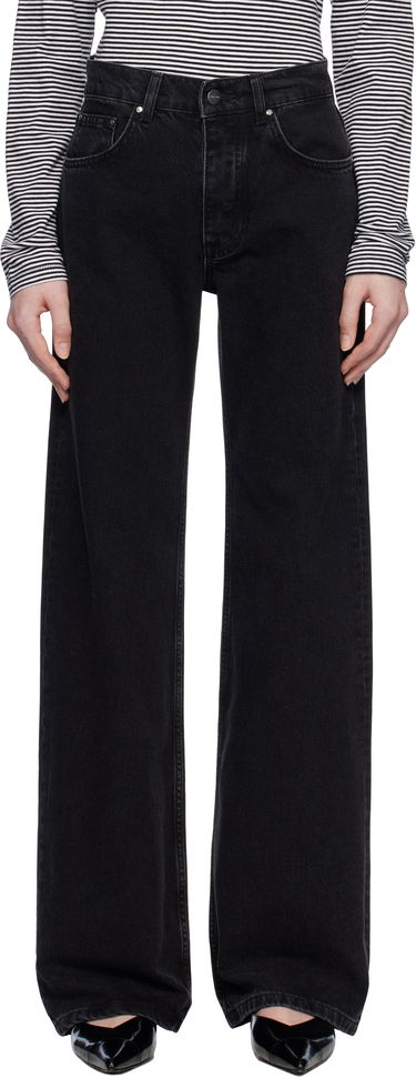 Džínsy Anine Bing Hugh Black Denim Jeans Čierna | A-06-1134-009, 0