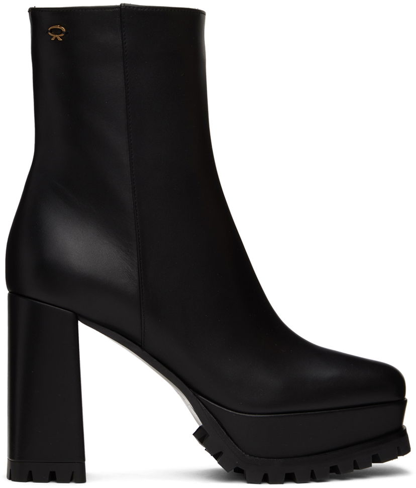 Tenisky a topánky Gianvito Rossi Gianvito Rossi Harlem Platform Ankle Boots Čierna | G73178.70GOM.VGINERO