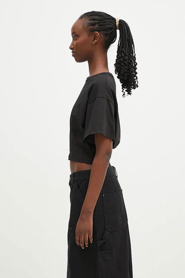 Tričko Alpha Industries Waisted T-Shirt Čierna | 148070, 1