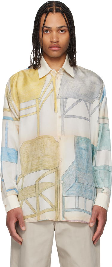 Košeľa LEMAIRE Lemaire Relaxed Printed Shirt Rôznofarebný | SH1173 LF1407, 0