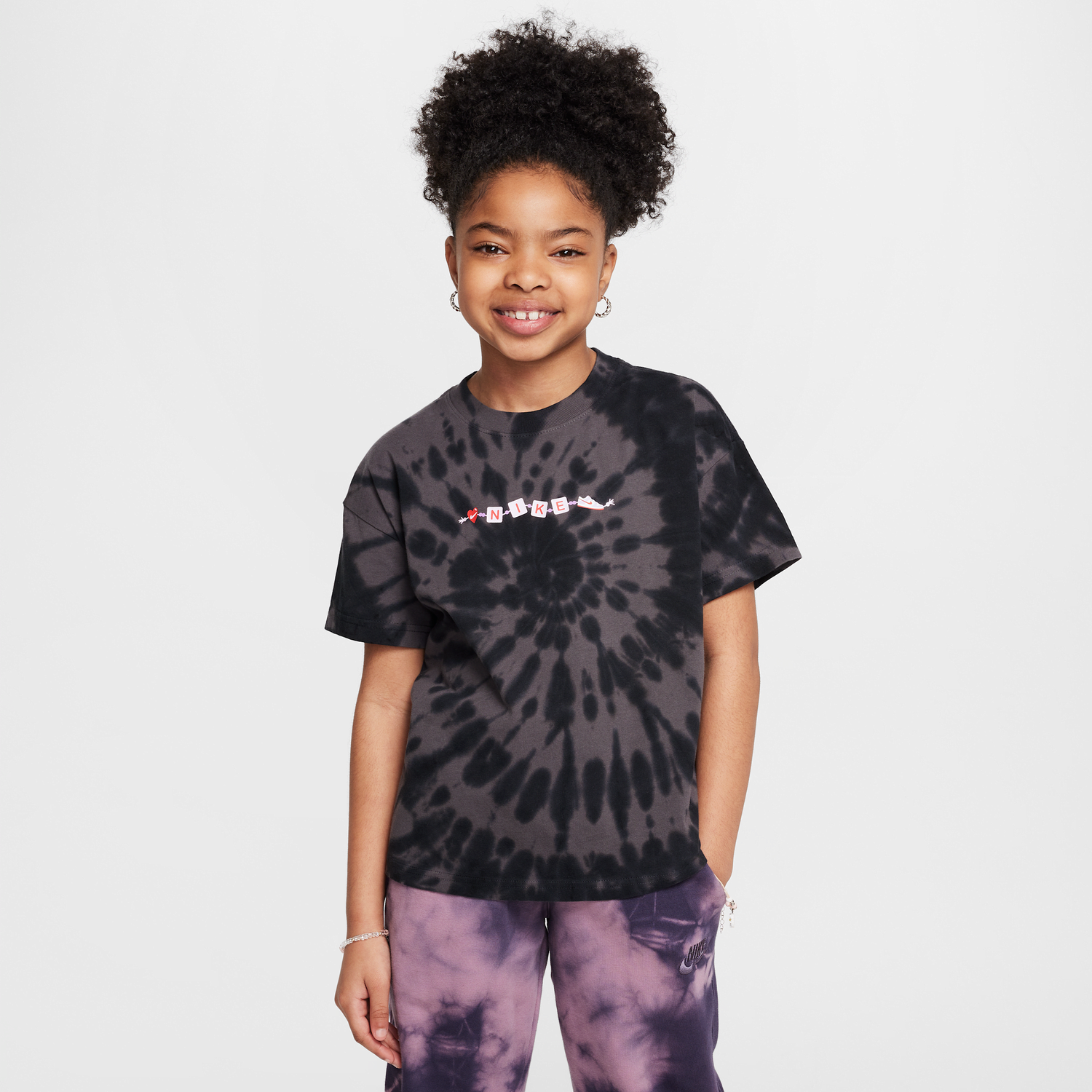 Tričko Nike Nike Sportswear Tie-Dye T-Shirt Čierna | HQ2348-010, 0