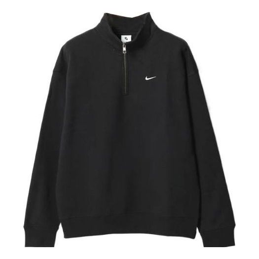 Sveter Nike Swoosh Quarter Zip Top Čierna | DQ5210-010, 0