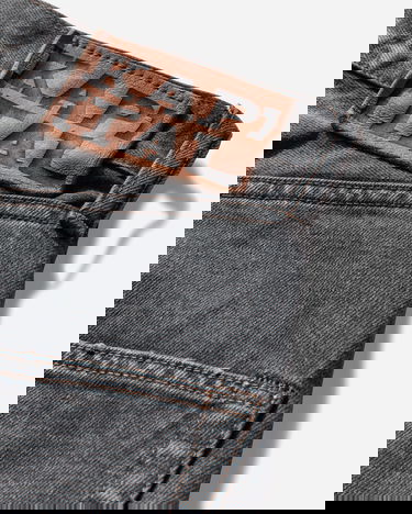 Šortky KAPITAL 14oz Denim 5P Shorts with Bone Applique Šedá | EK-1449SPA PRO, 4