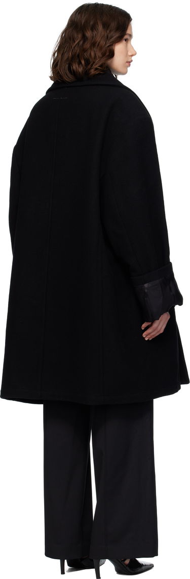 Kabáty Maison Margiela MM6 Maison Margiela Wool Felt Double-Breasted Coat Čierna | S52AA0195 M35469, 2