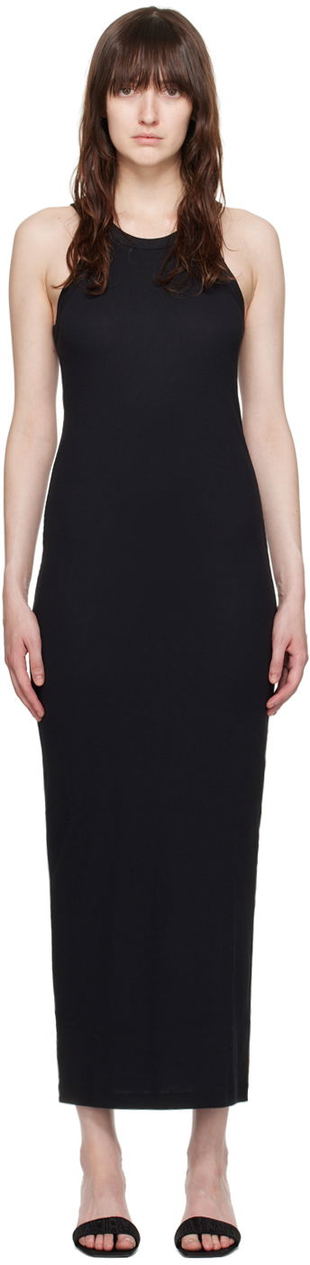 Šaty TOTEME TOTEME Women's Curved Maxi Dress Čierna | 243-WRD3766-FB0094, 0