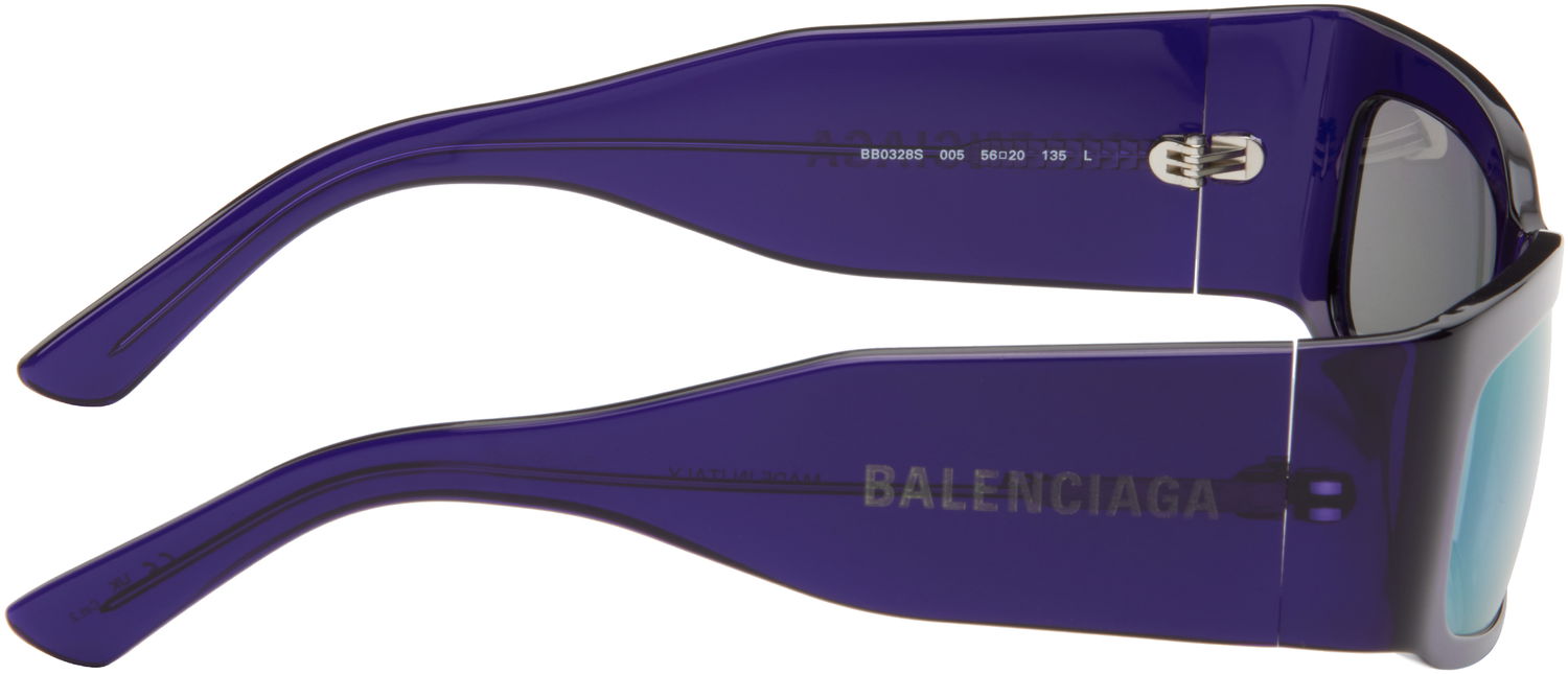 Slnečné okuliare Balenciaga Paper Oversized Sunglasses Fialová | BB0328S-005, 1
