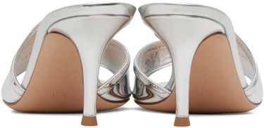 Tenisky a topánky Gianvito Rossi Lucrezia 70 Metallic Leather Heeled Sandals Metalická | G15070.70RIC.MET, 1
