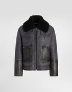 Dolce & Gabbana Shearling Bomber Jacket