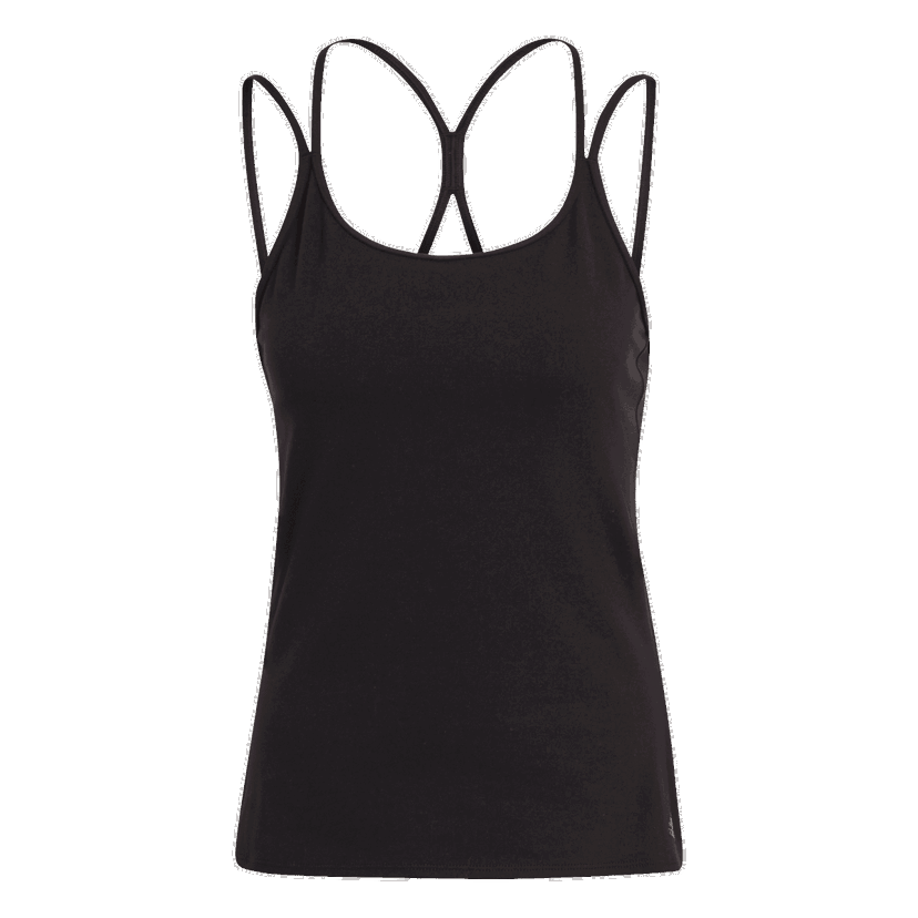 Tielko adidas Originals Slim Fit Strappy Back Tank Top Čierna | HE3140