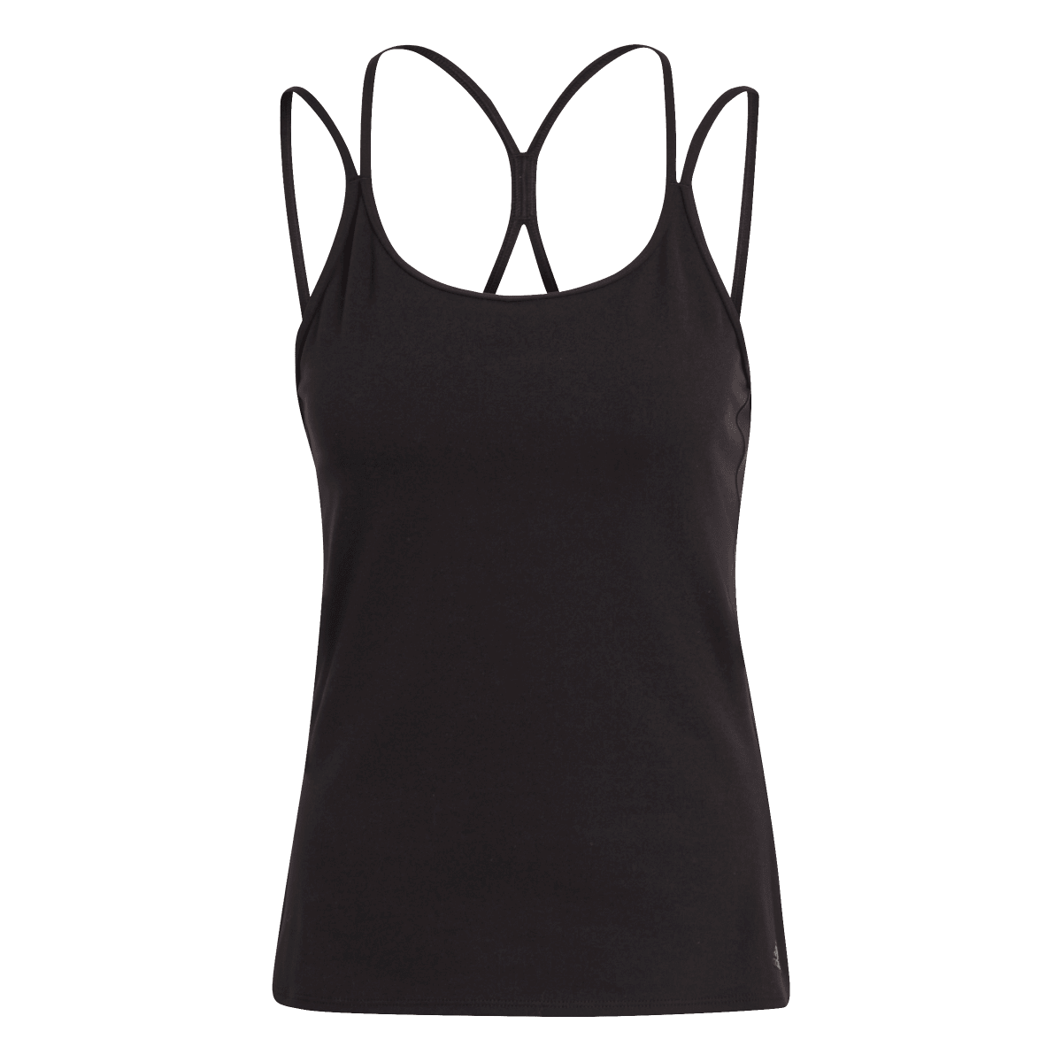 Tielko adidas Originals Slim Fit Strappy Back Tank Top Čierna | HE3140, 0