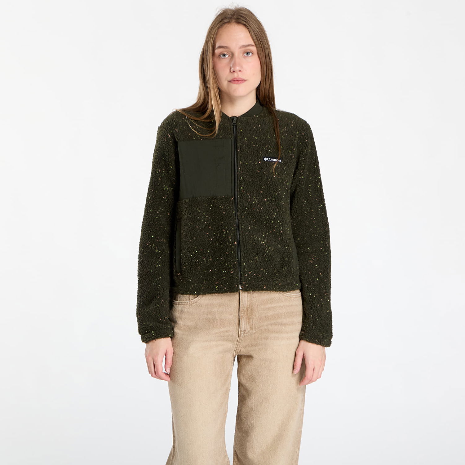 Bomber bunda Columbia Columbia Stellar Path™ Fleece Bomber Jacket Zelené | 2136263366, 0