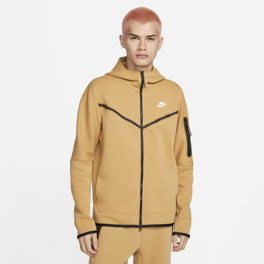 Mikina Nike Sportswear Tech Fleece Full-Zip Hoodie Hnedá | CU4489-722, 0