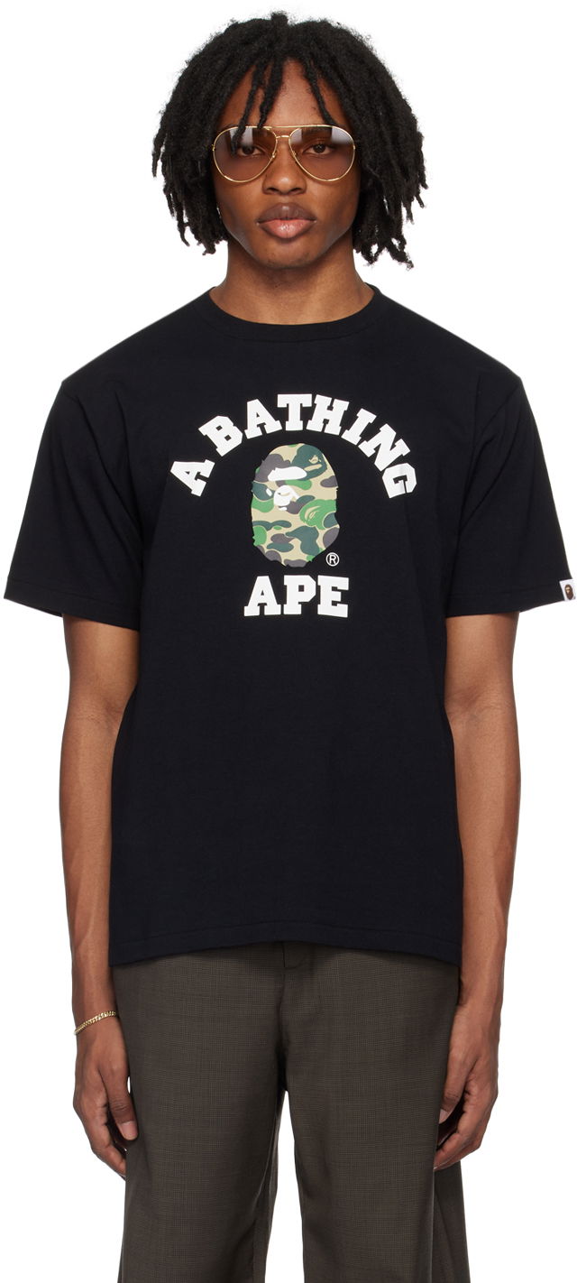 BAPE Black ABC Camo T-Shirt