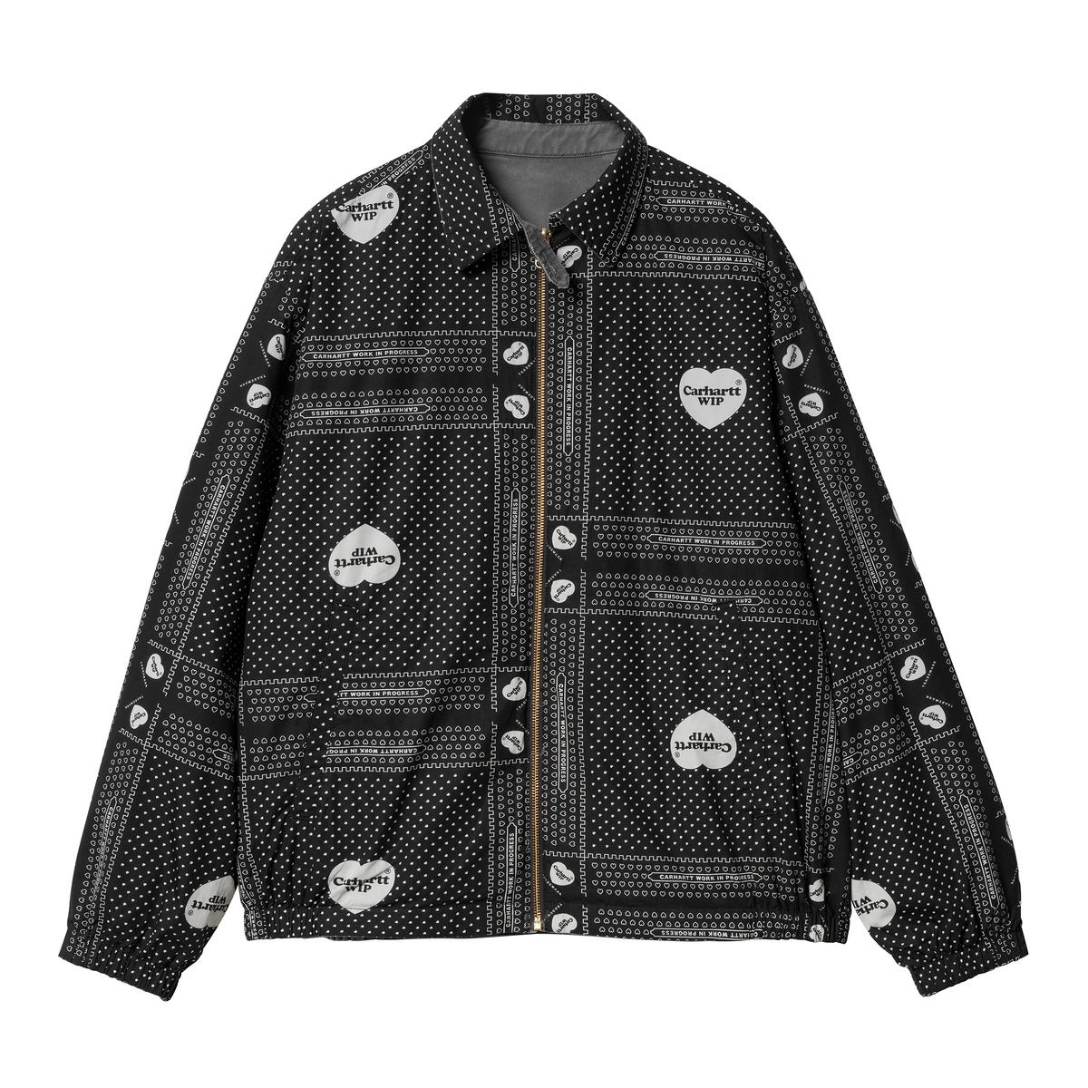Bunda Carhartt WIP Harris Jacket Šedá | A241001_89_PG, 1