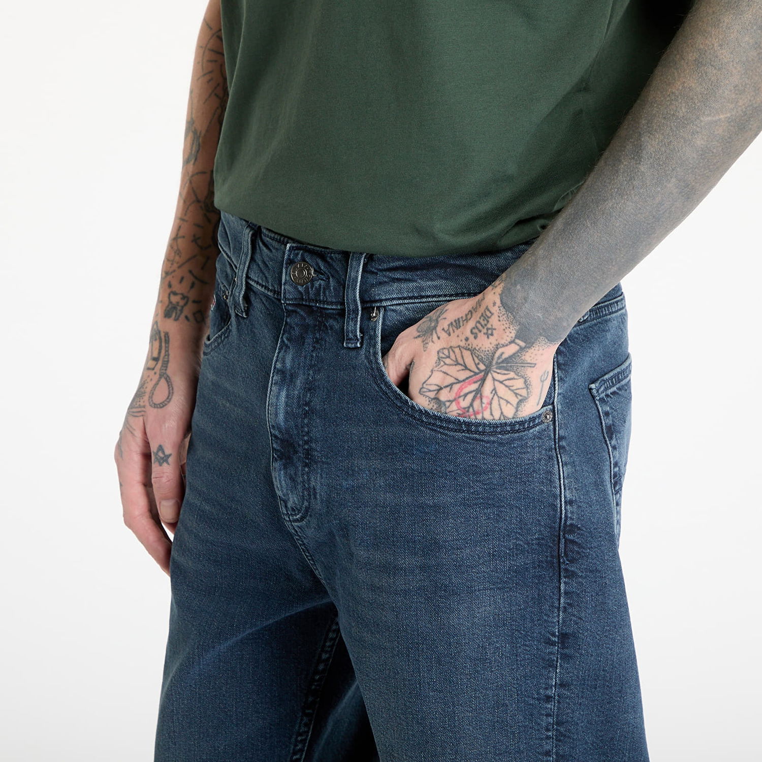 Džínsy Tommy Hilfiger Tommy Jeans Otis Regular Straight Jeans W31/L32 Modrá | DM0DM21179 1BK, 1