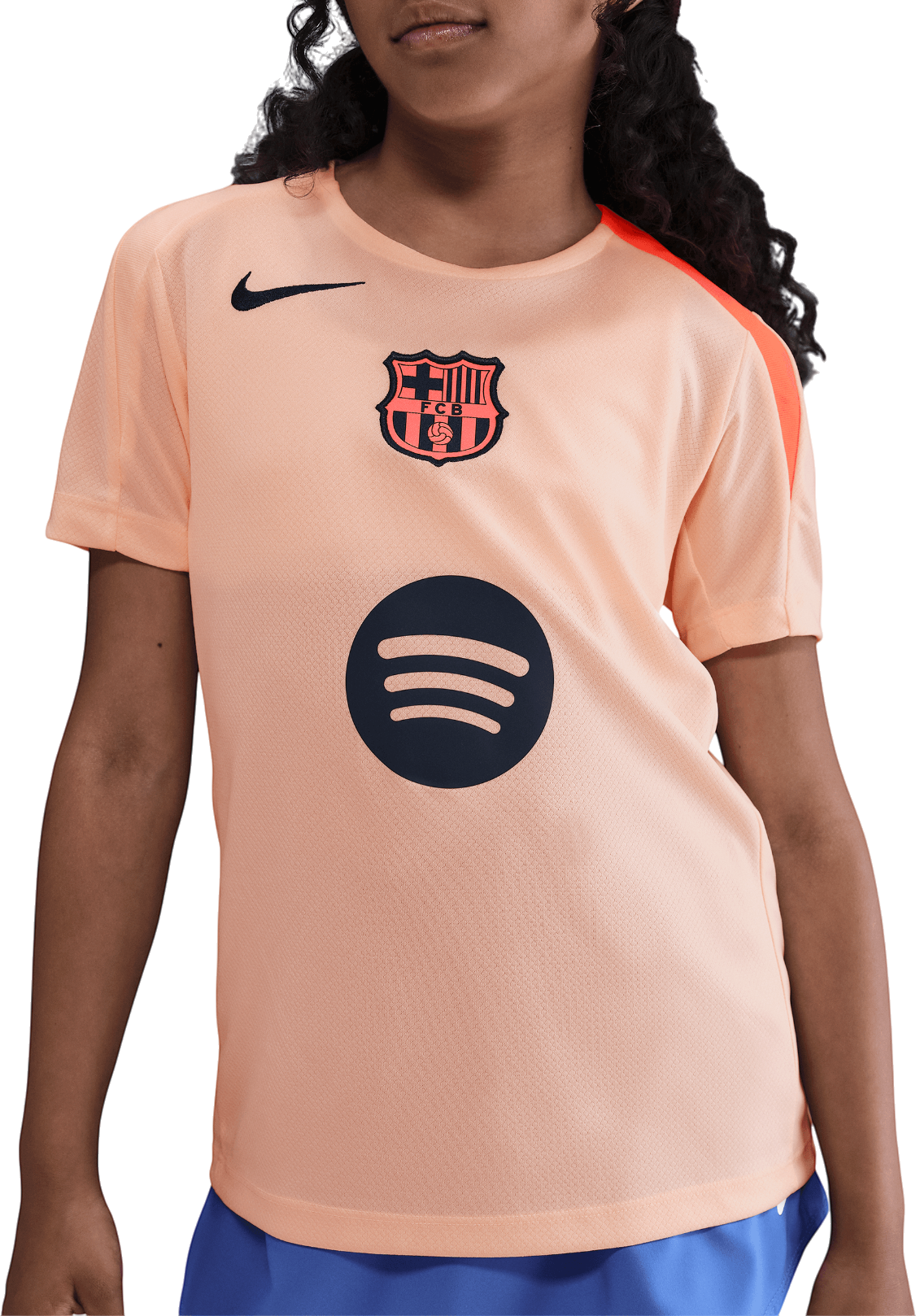 Tričko Nike Dri-FIT Total 90 FC Barcelona Strike Training T-Shirt Oranžová | hm4443-808, 0