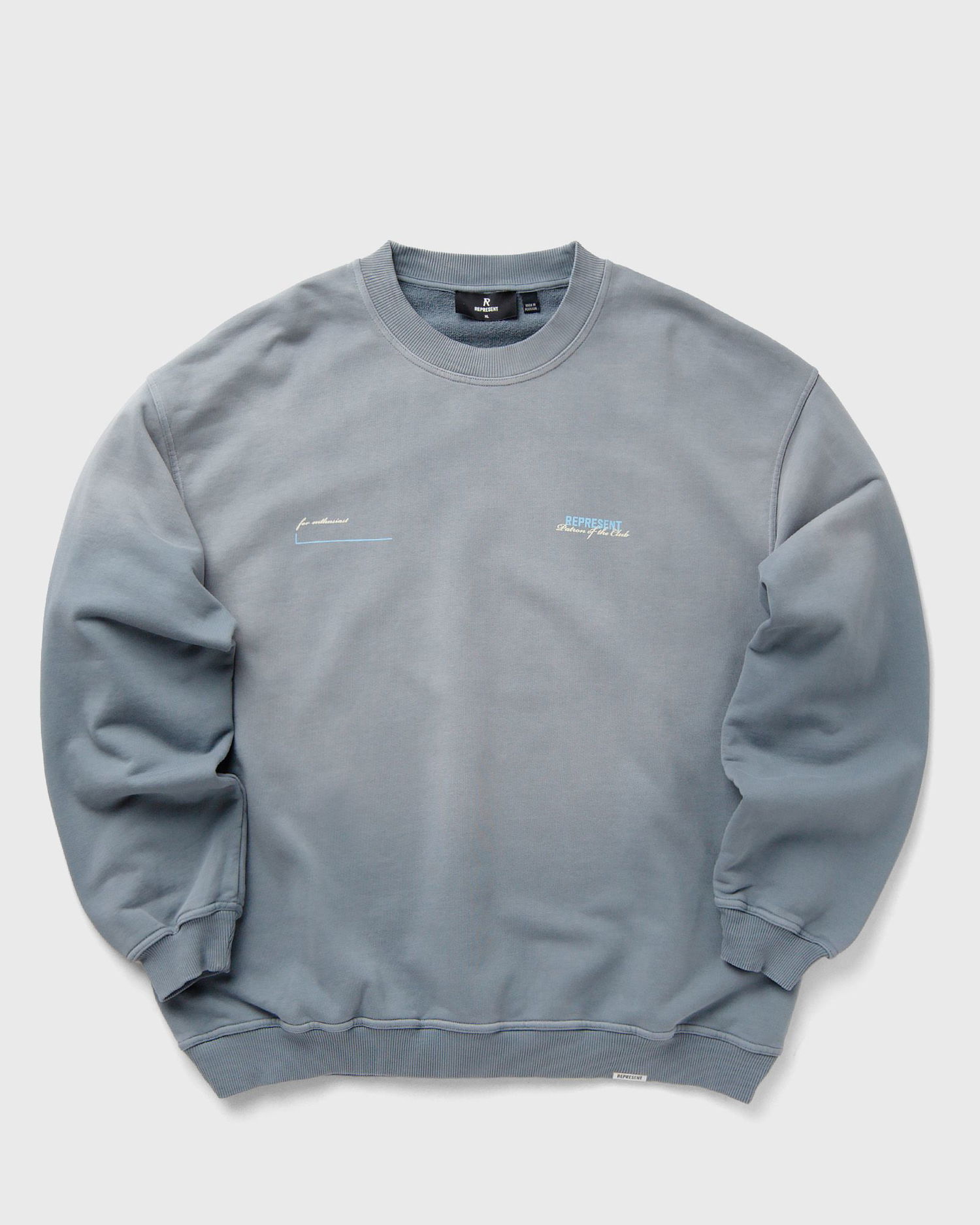 Mikina Represent Clo Patron of The Club Graphic Sweatshirt Modrá | MLM4272-46, 0