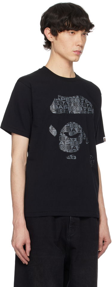 Tričko BAPE Lux Sport Pattern Ape Face T-Shirt Biela | 001TEK801049M, 4