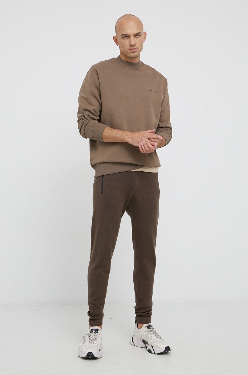 Mikina Samsoe Samsoe Norsbro Crew Neck Béžová | M00018103, 0