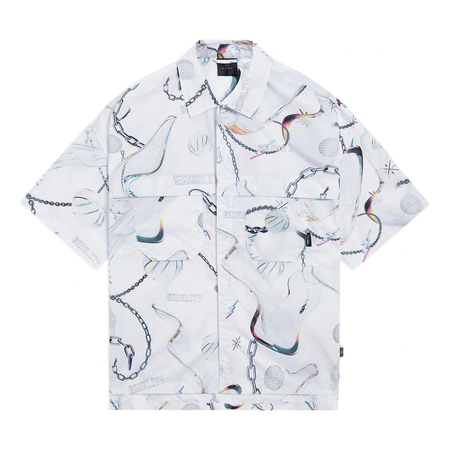 Košeľa Li-Ning Glare x Way Of Wade Full Version Logo Shirt Biela | ASHS445-1, 0