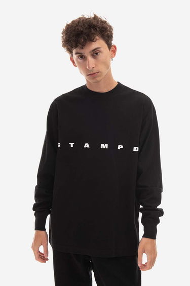 Tričko Stampd Long Sleeve T-Shirt With Print Čierna | SLA.M2992LT, 0