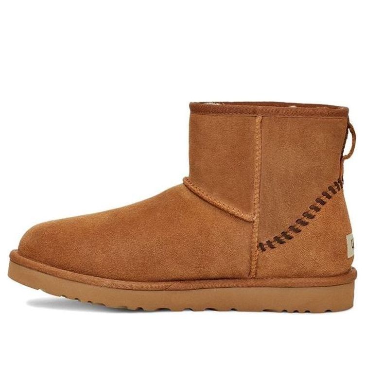 Tenisky a topánky UGG Classic Mini Deco Suede Boot Hnedá | 1115565-CHE, 0