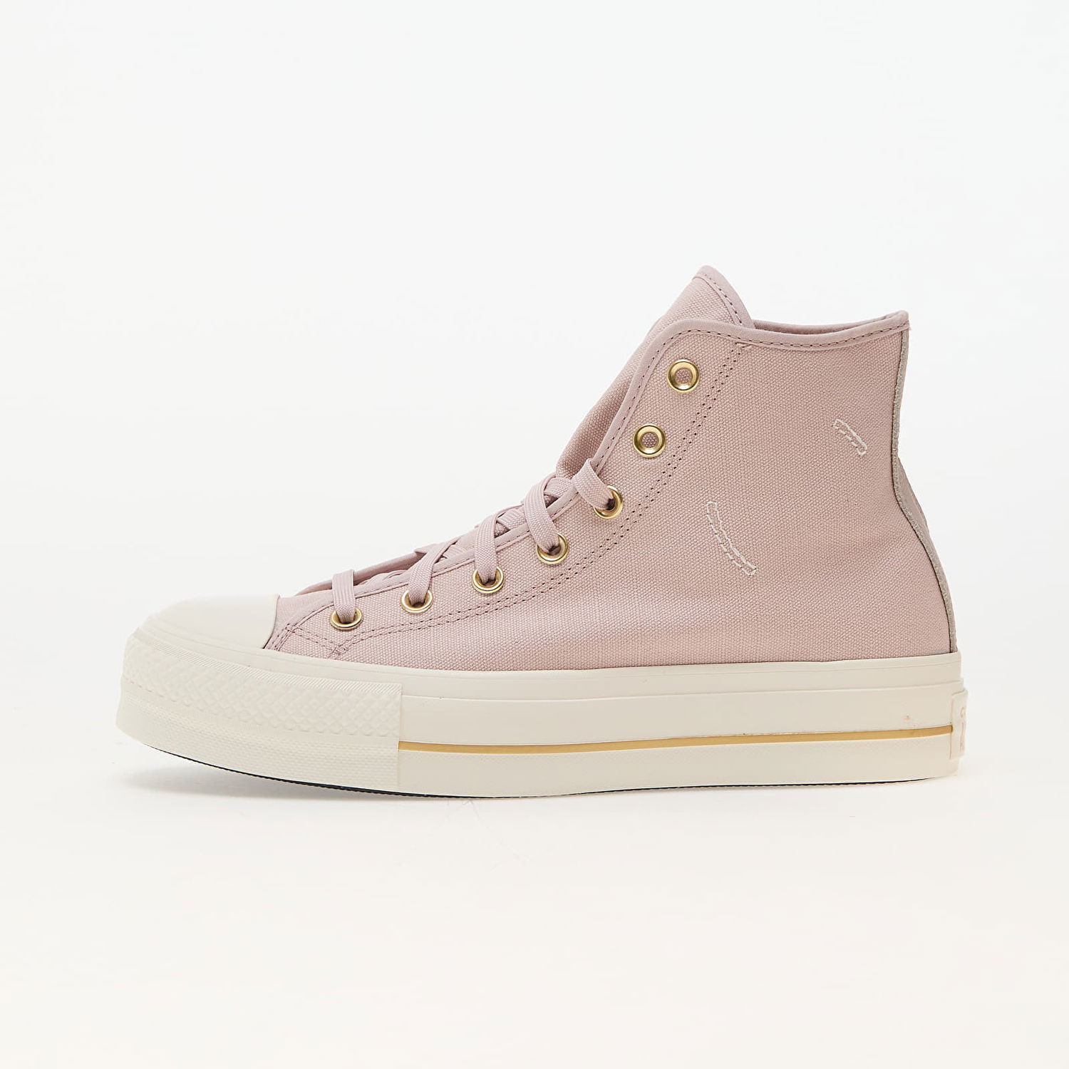 Tenisky a topánky Converse Chuck Taylor All Star Lift Platform Tailored Lines Flush Stone/ Egret/ Gold Ružová | A10431C, 0